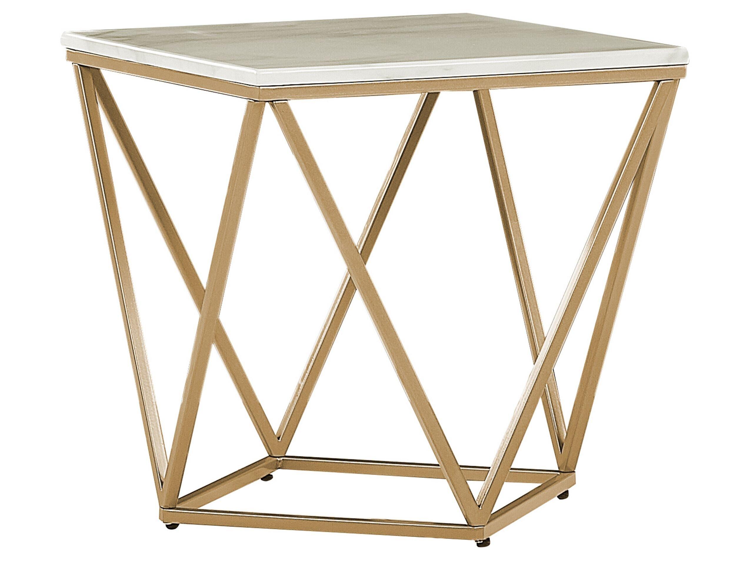 Beliani Table d'appoint en MDF Moderne MALIBU  