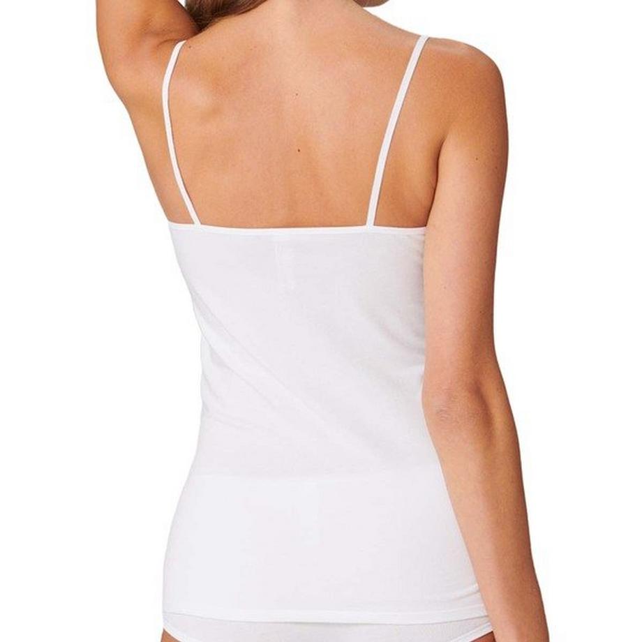 Schiesser Lot de 4 Coton Bio Débardeur Spaghetti  