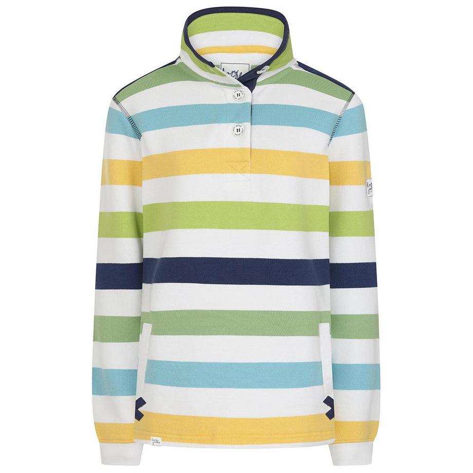 Sweatshirt  , Knopfhals