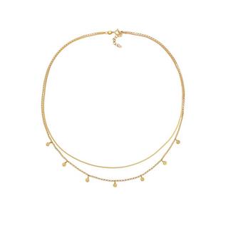 Elli  Collier Femmes Couches Plaquette Pendentif 