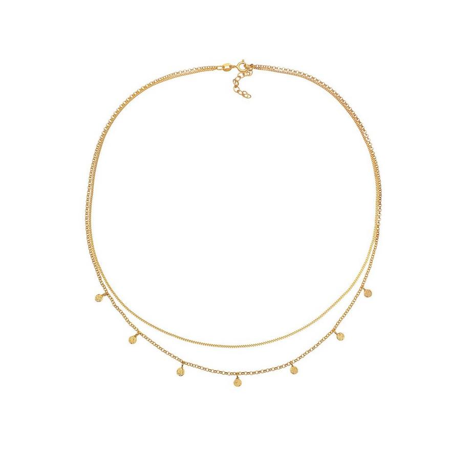 Elli  Collier Femmes Couches Plaquette Pendentif 