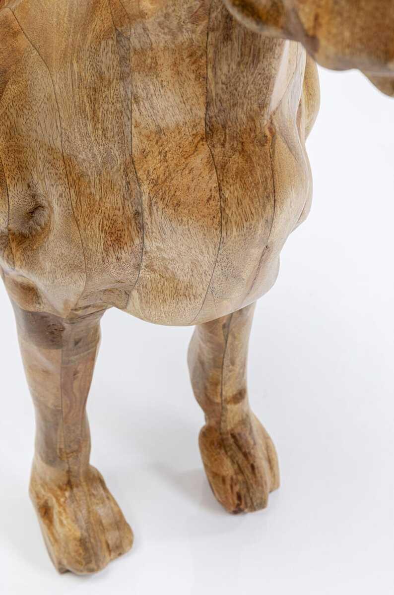 KARE Design  Figura decorativa Bulldog Legno 70x78 