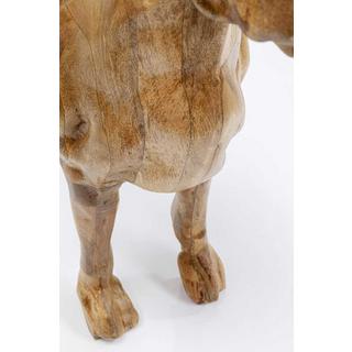 KARE Design  Figura decorativa Bulldog Legno 70x78 