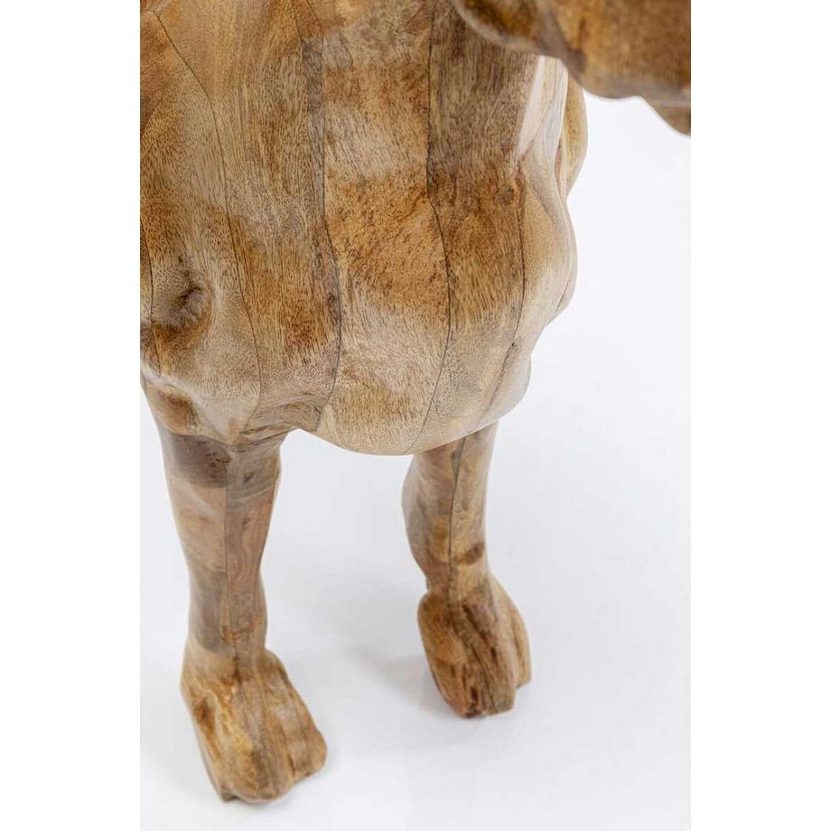 KARE Design  Figurine décorative Bulldog Wood 70x78 