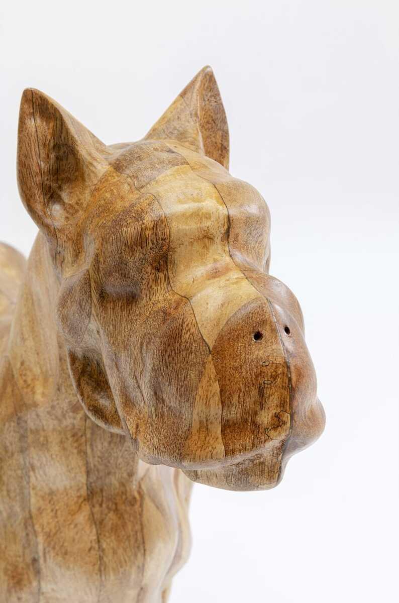 KARE Design  Figura decorativa Bulldog Legno 70x78 