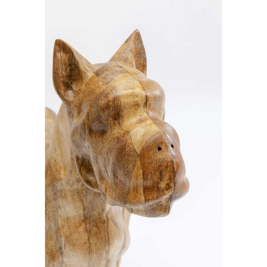 KARE Design  Figurine décorative Bulldog Wood 70x78 