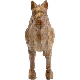 KARE Design  Figura decorativa Bulldog Legno 70x78 