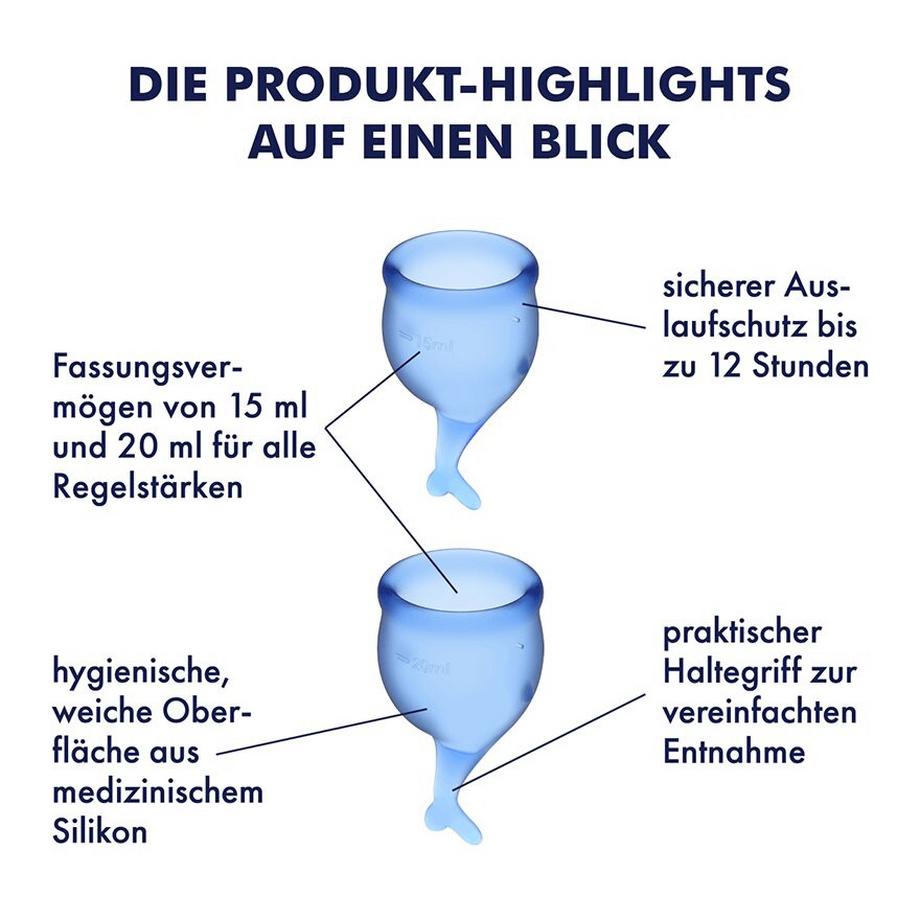 Satisfyer  Coppetta mestruale Feel Secure 