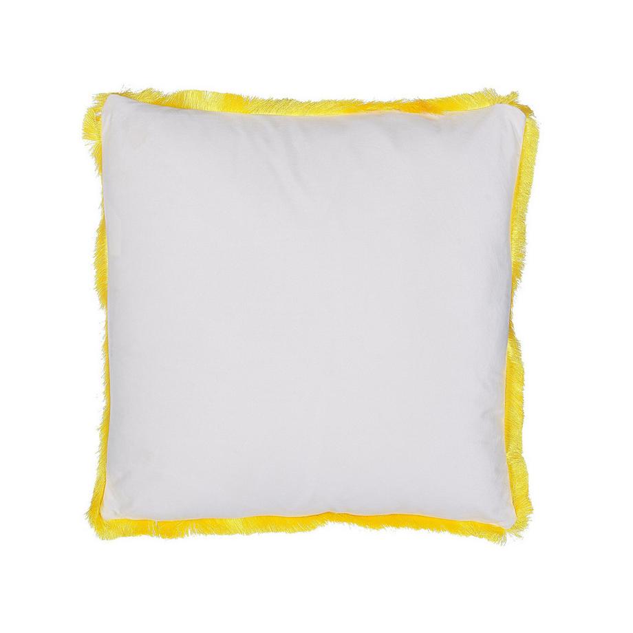 Beliani Dekokissen 2er Set aus Samtstoff Modern MANJU  