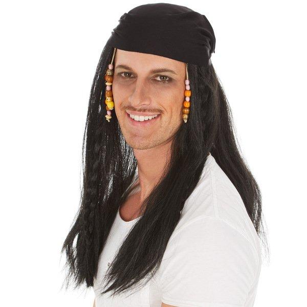 Tectake  Parrucca Pirata 