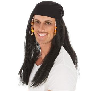 Tectake  Parrucca Pirata 