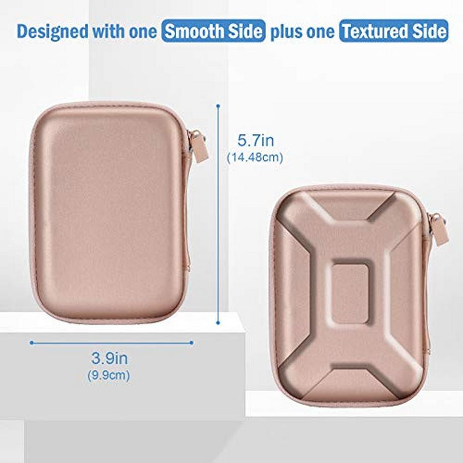 Only-bags.store  Externe Festplattentasche Eva Universal Elektronik Powerbank Tasche Schutzhülle Kabeltasche Reise Organizer für wd My Passport Mobile, Zubehör, Kabel, HDD, SSD 