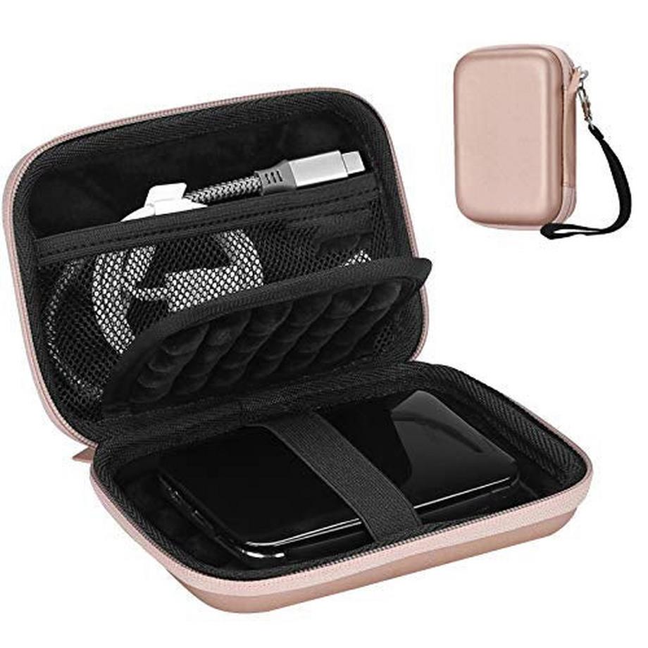 Only-bags.store  Externe Festplattentasche Eva Universal Elektronik Powerbank Tasche Schutzhülle Kabeltasche Reise Organizer für wd My Passport Mobile, Zubehör, Kabel, HDD, SSD 