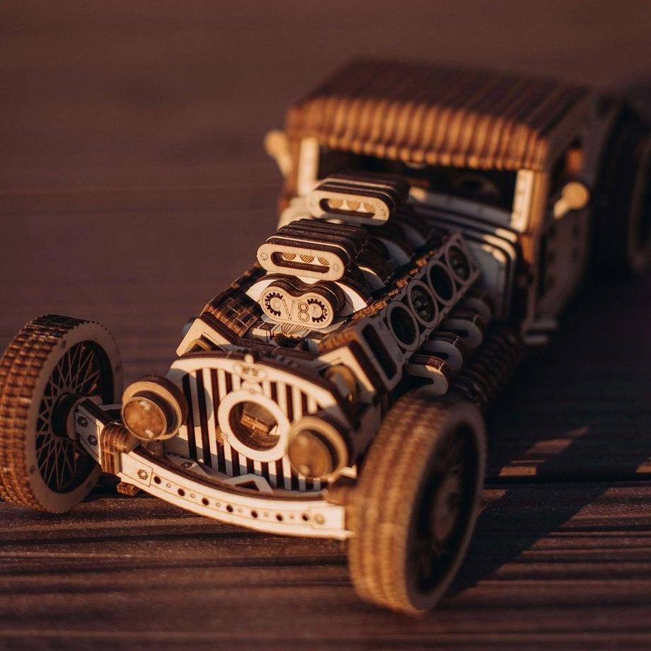 Wood Trick  Hot Rod - 3D Holzbausatz 