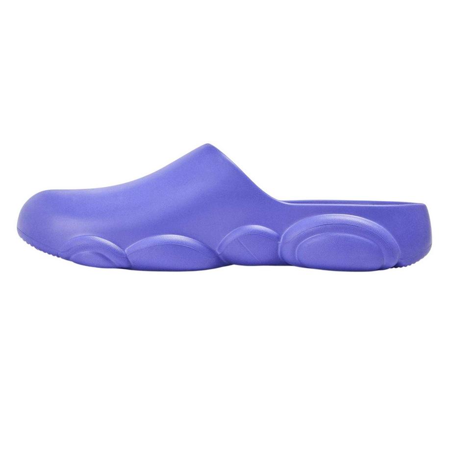 MOSCHINO Flache Badesandale mit geprägtem Logo  