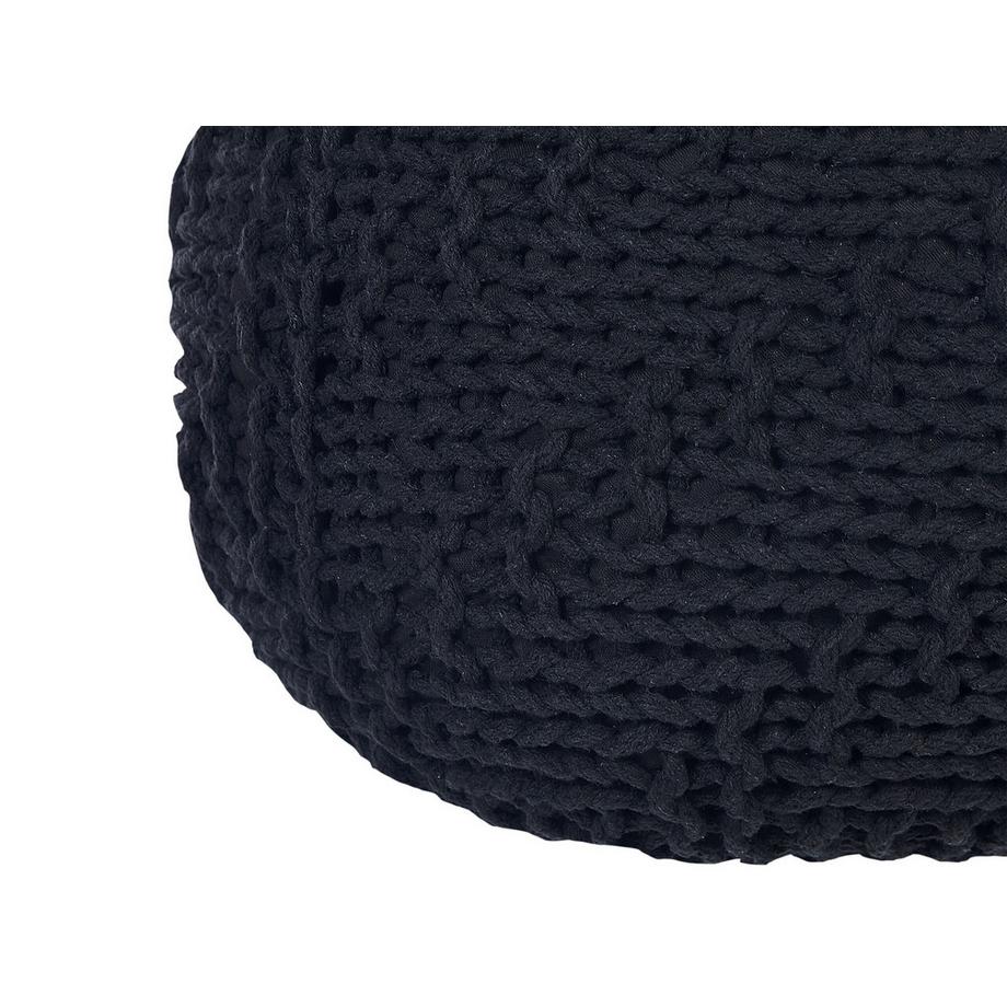 Beliani Pouf en Coton Glamour PRIENE  