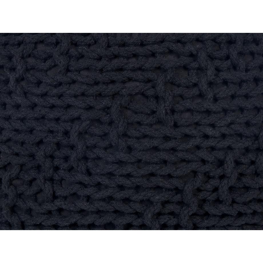 Beliani Pouf en Coton Glamour PRIENE  