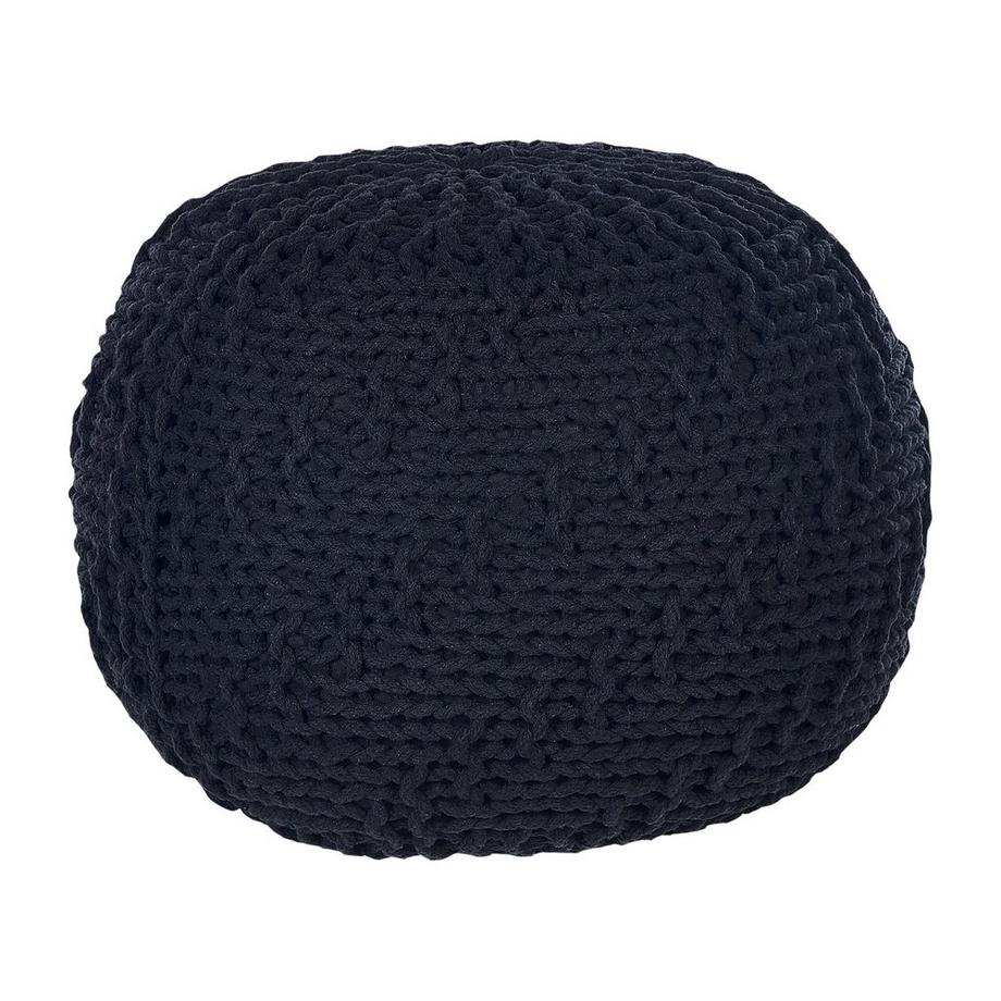 Beliani Pouf en Coton Glamour PRIENE  