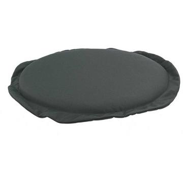 Coussin d&#039;assise de jardin rond anthracite