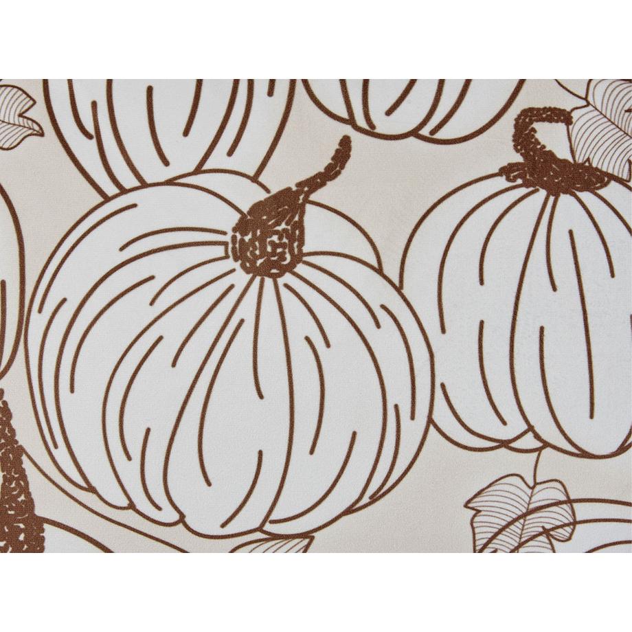 Beliani Dekokissen 2er Set aus Samtstoff Modern GOURD  