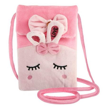 Avizar  Pochette Téléphone Design Lapin Rose 