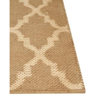 Beliani Teppich aus Jute Boho MERMER  