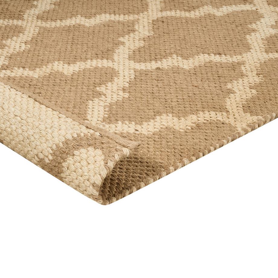 Beliani Teppich aus Jute  MERMER  