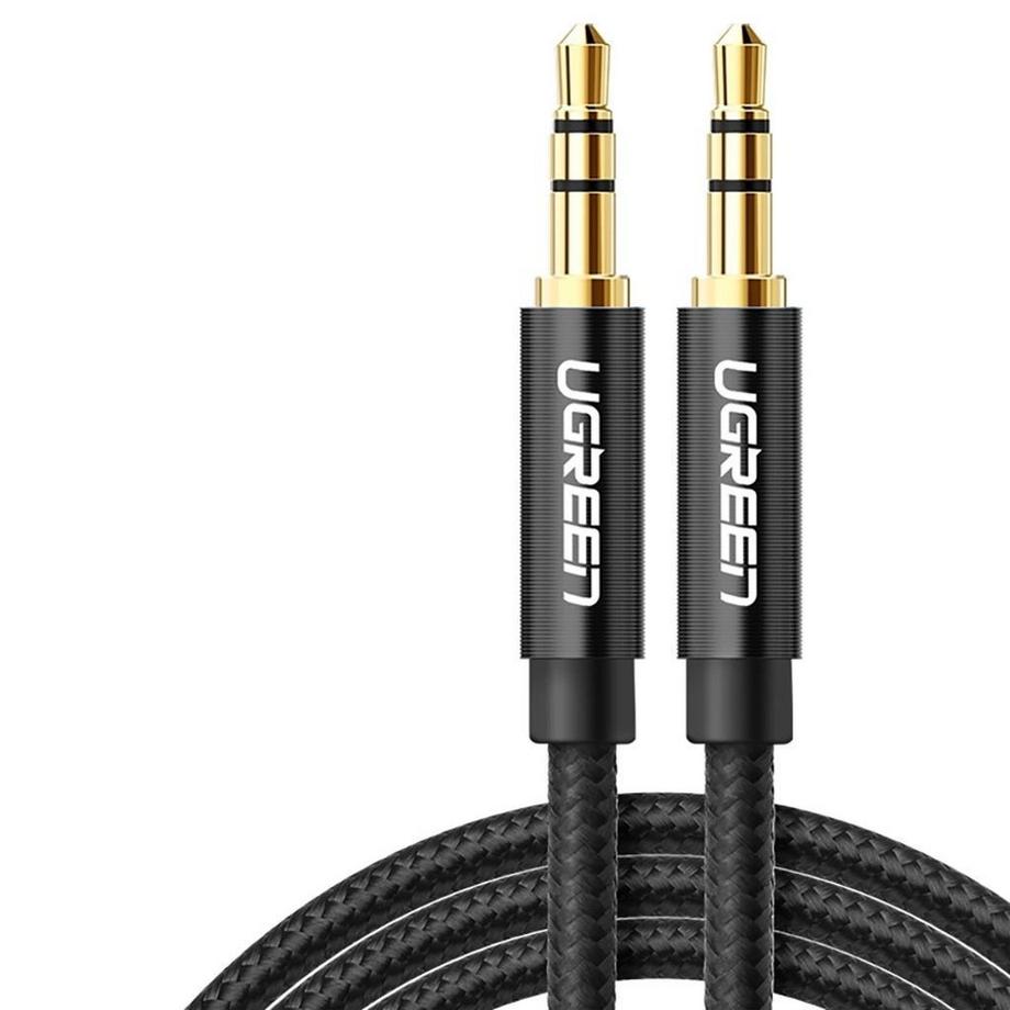 Câble Ugreen AUX mini jack 3,5 mm mâle vers mâle, 2 m - Noir