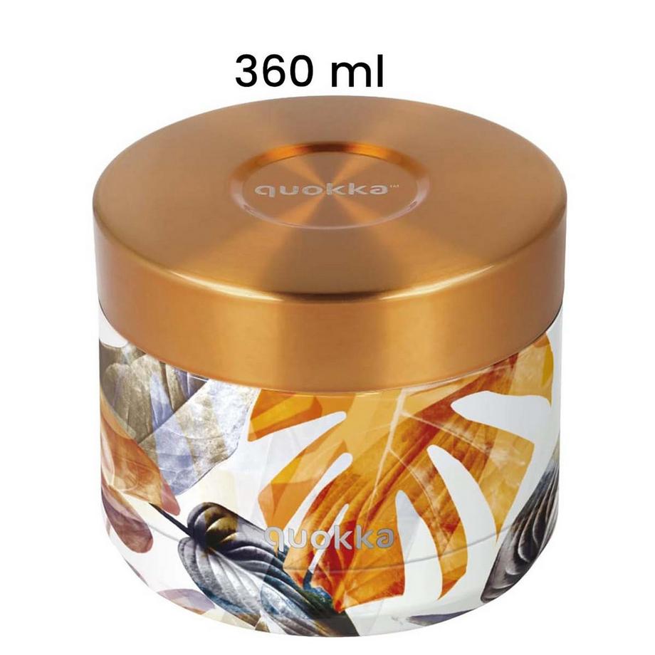 Quokka Contenitore Alimentare 360ml Modello Whim con Motivo Autunno Floreale  