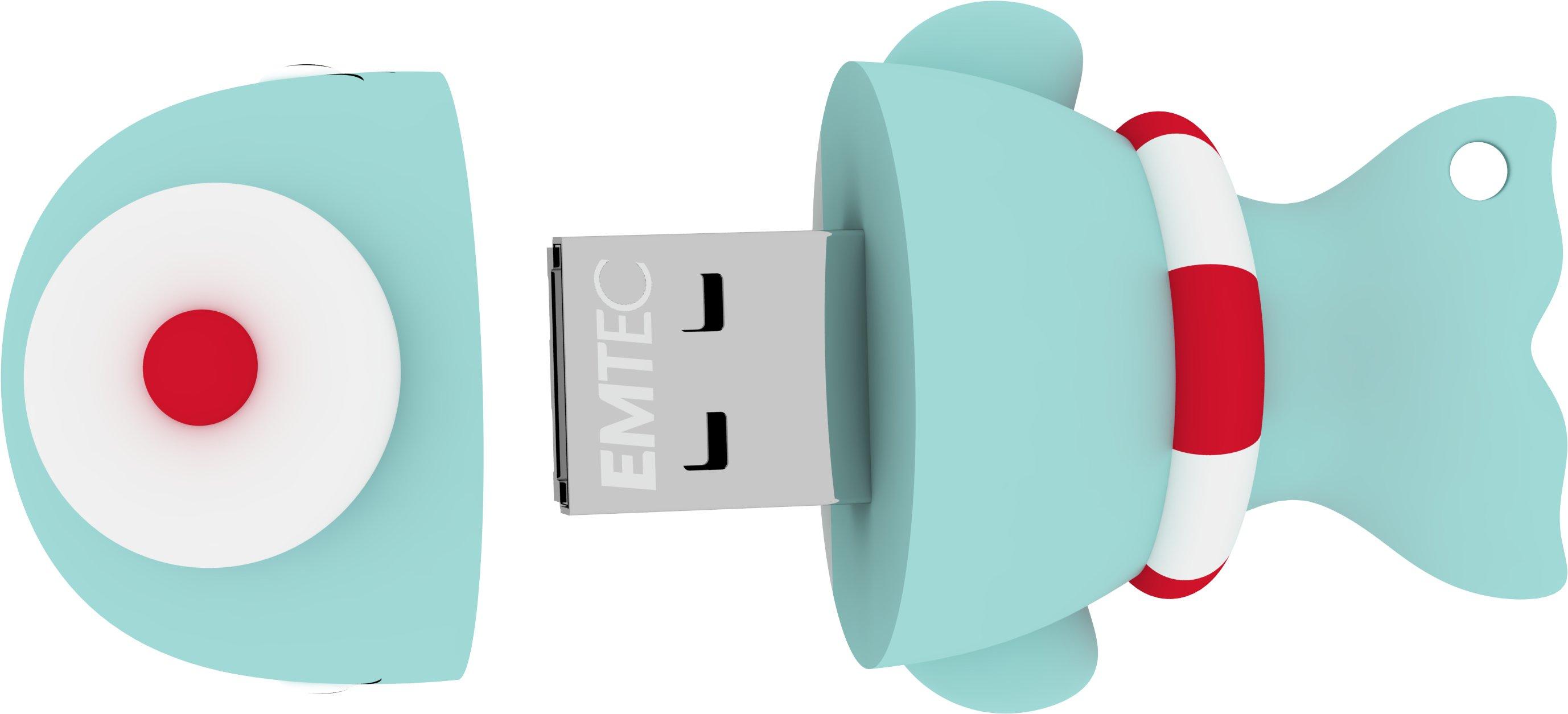 EMTEC  Emtec Sailor Whale USB-Stick 16 GB USB Typ-A 2.0 Blau 