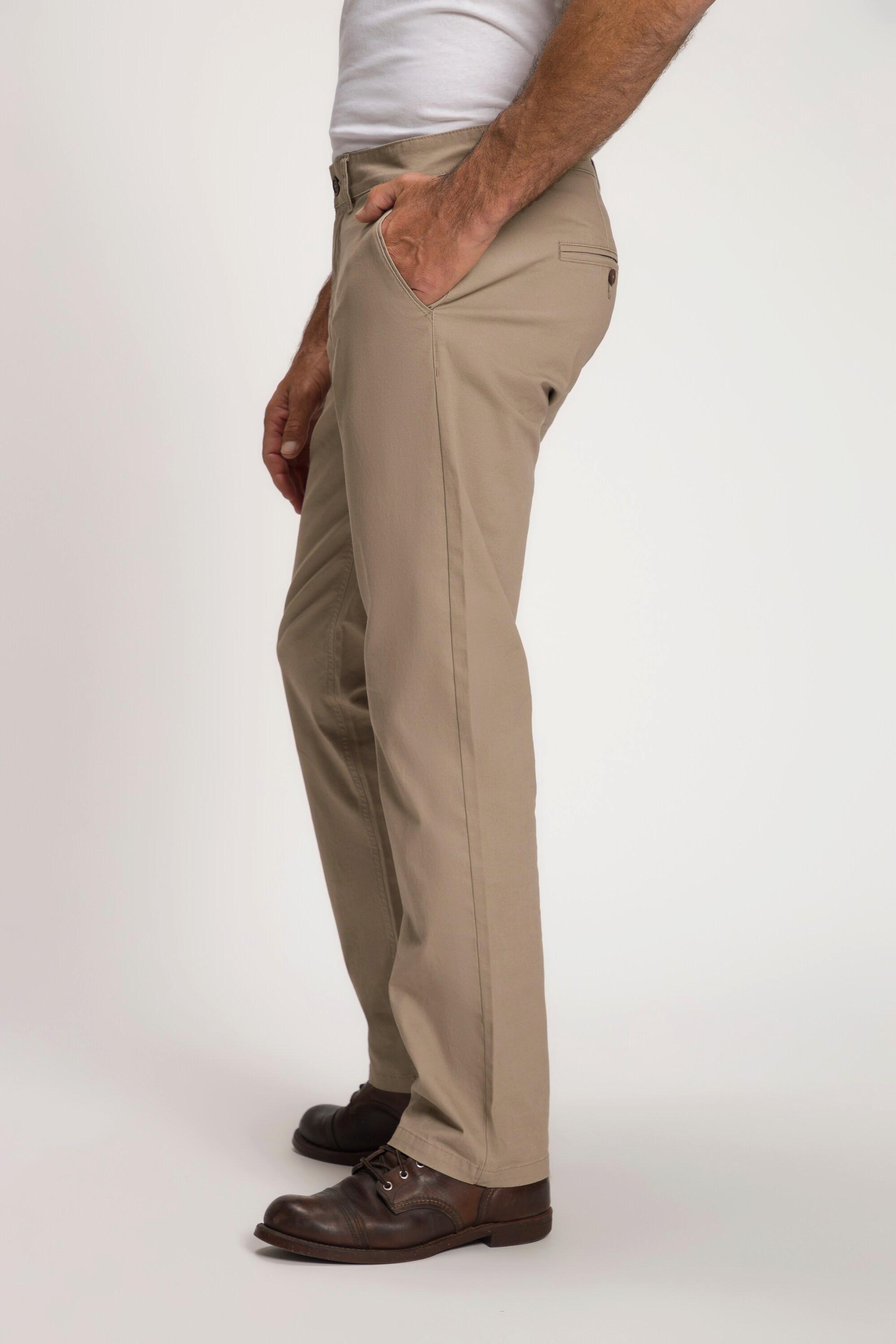 JP1880  Pantaloni chino con taglio speciale per l'addome, FLEXNAMIC®, vestibilità normale e quattro tasche 