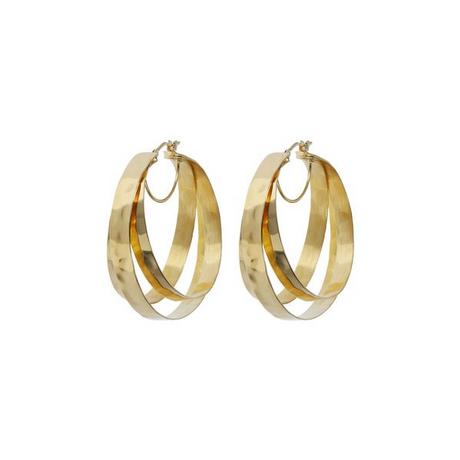 ETRUSCA GIOIELLI  Boucles D'Oreilles Multiples Martelées 