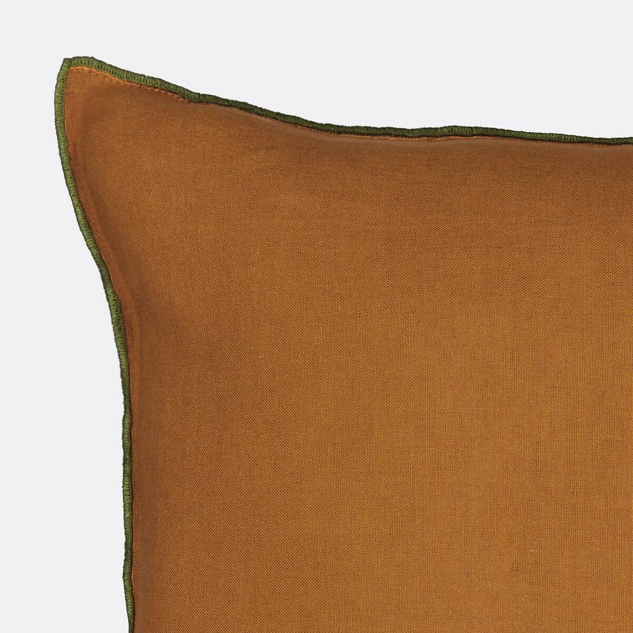 La Redoute Intérieurs Housse de coussin unie lin/coton  