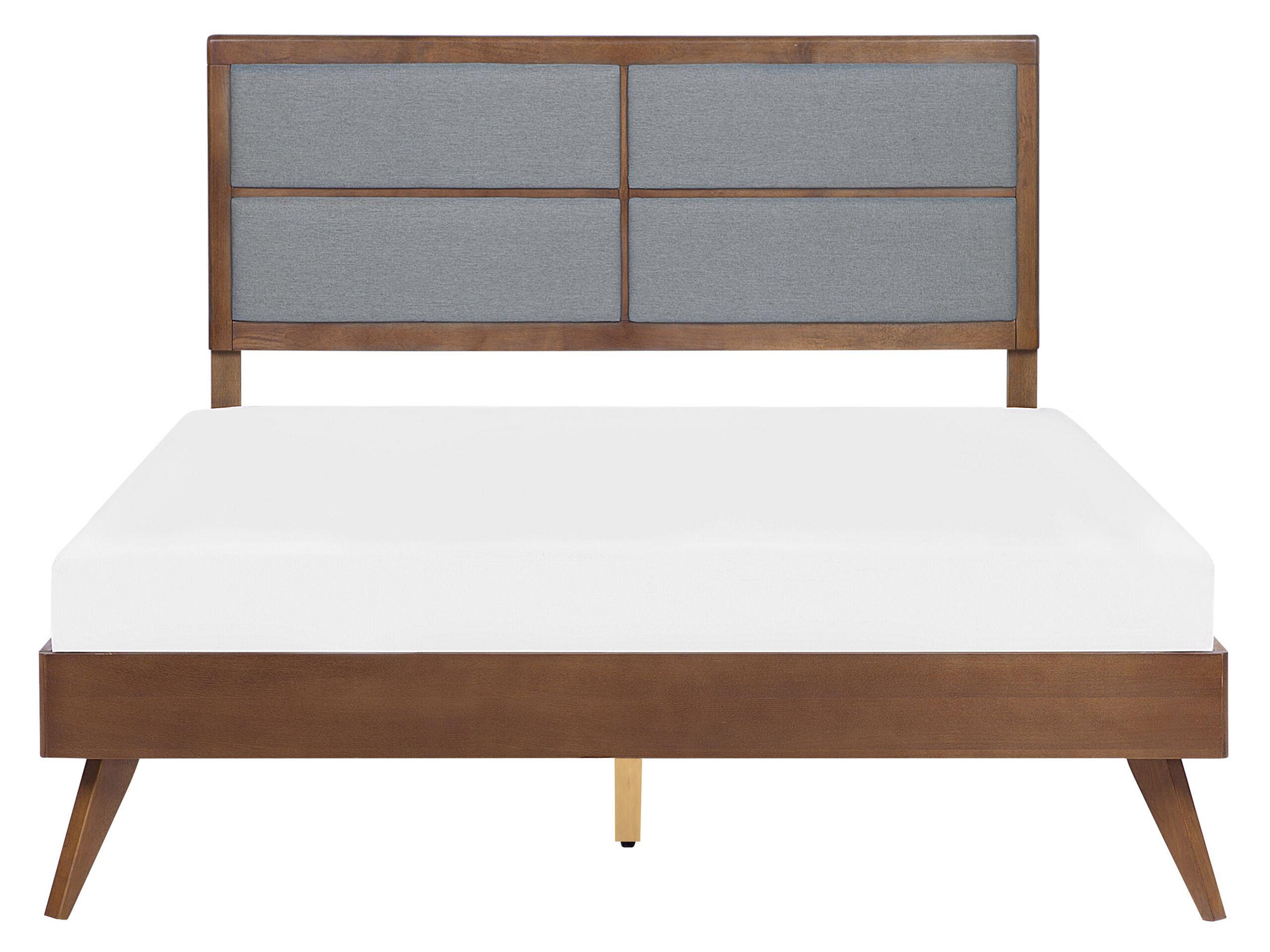 Beliani Bett mit Lattenrost aus MDF-Platte Retro POISSY  