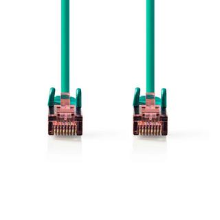 Nedis  Câble réseau Cat6 | RJ45 Mâle | RJ45 Mâle | S / FTP | 2,00 m | Round | Lszh | Vert | Étiquette 