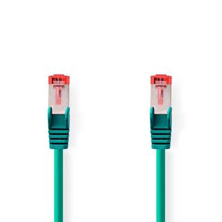 Nedis  Câble réseau Cat6 | RJ45 Mâle | RJ45 Mâle | S / FTP | 2,00 m | Round | Lszh | Vert | Étiquette 