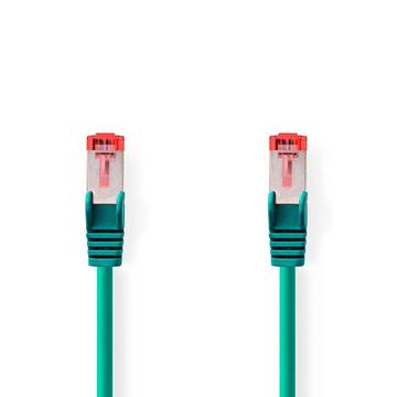 Câble réseau Cat6 | RJ45 Mâle | RJ45 Mâle | S / FTP | 2,00 m | Round | Lszh | Vert | Étiquette
