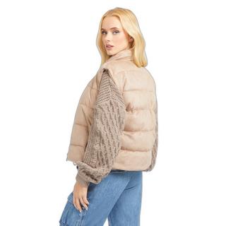 GUESS  Piumino da donna in pelle scamosciata  Jole 