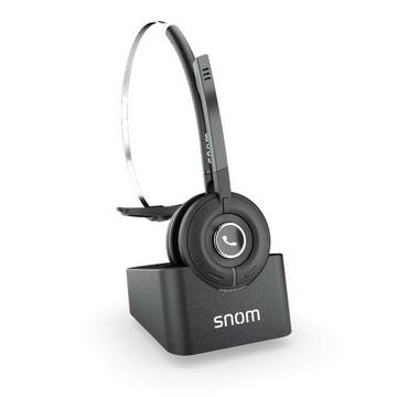 Snom A190 Casque Sans fil Arceau Bureau/Centre d'appels Noir