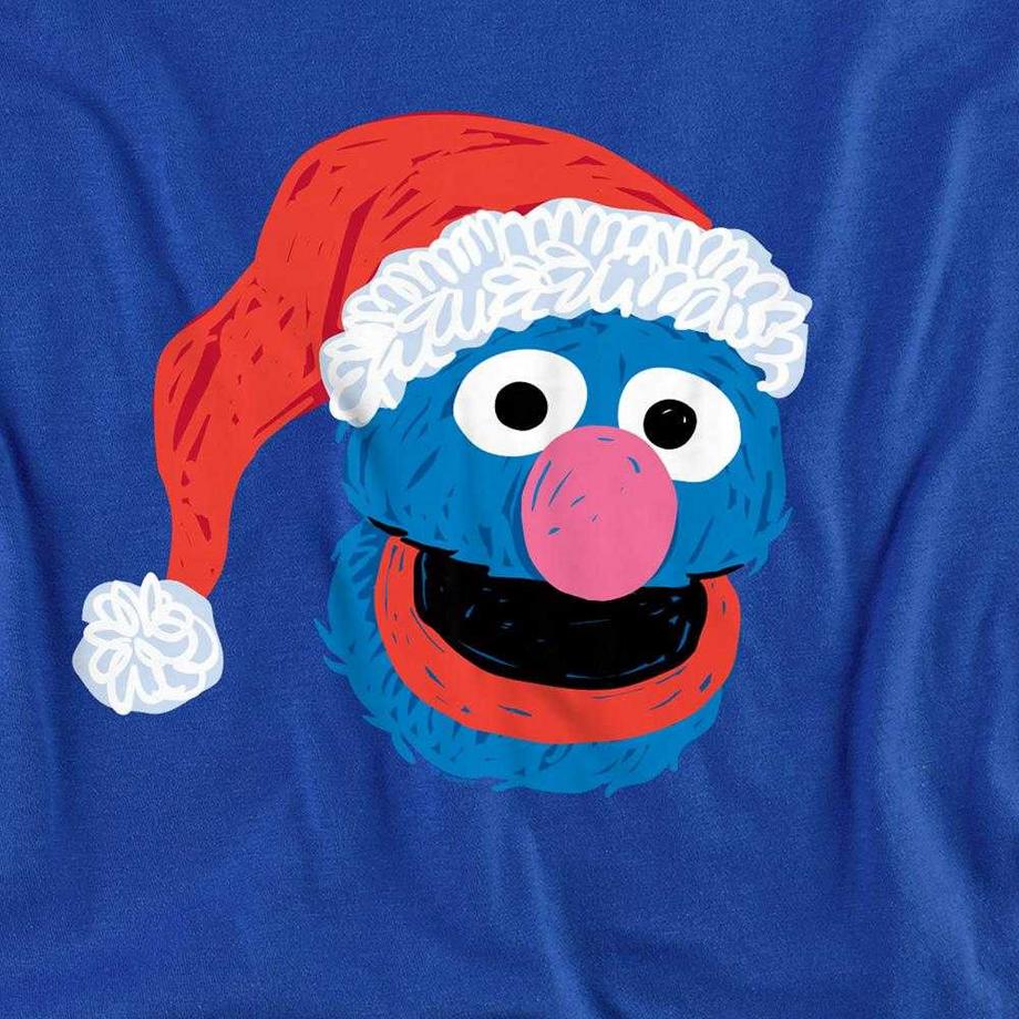 Sesame Street T-Shirt Manches Longues Motif Noël  