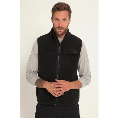 JP1880  Gilet en polaire Outdoor avec col droit et poches 