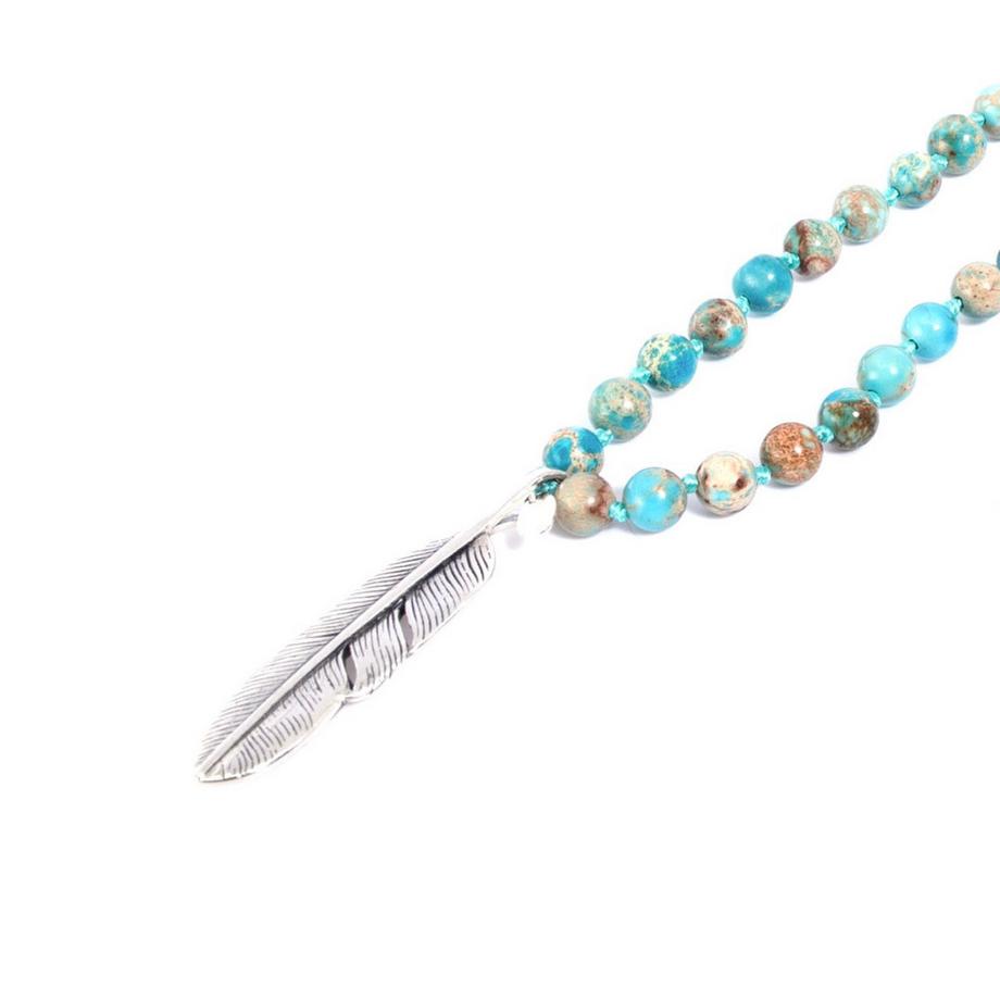 Balibay  Manino  Halskette mit Steinen und 925 Silber 