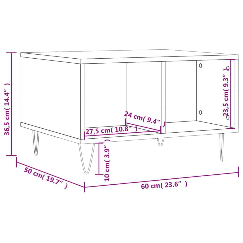 VidaXL Table basse bois d'ingénierie  