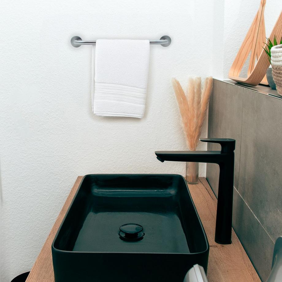 Intirilife Spazzolato portasciugamani  