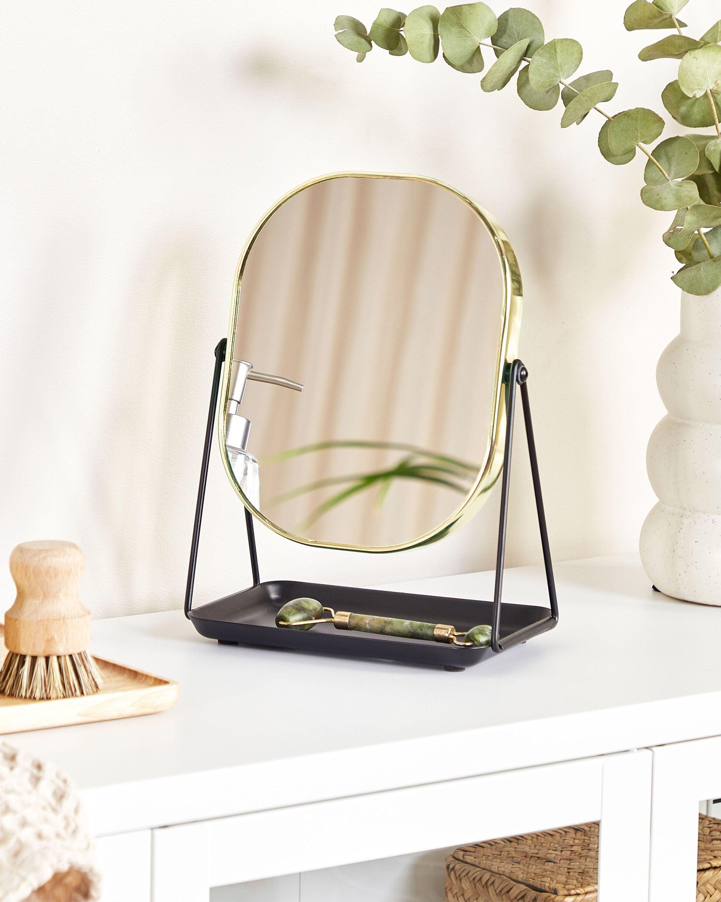 Beliani  Kosmetikspiegel aus Eisen Industriell CORREZE 