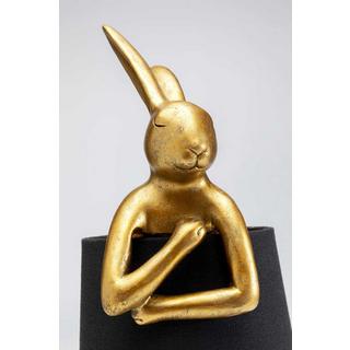 KARE Design Lampe de table Animal Rabbit or noir 50  