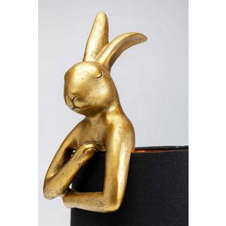 KARE Design Lampe de table Animal Rabbit or noir 50  
