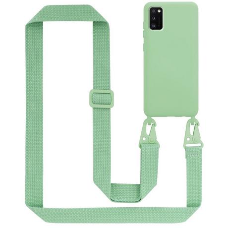 Cadorabo  Chaîne de téléphone portable compatible avec Samsung Galaxy A41 - Coque de protection en silicone avec cordelette réglable 