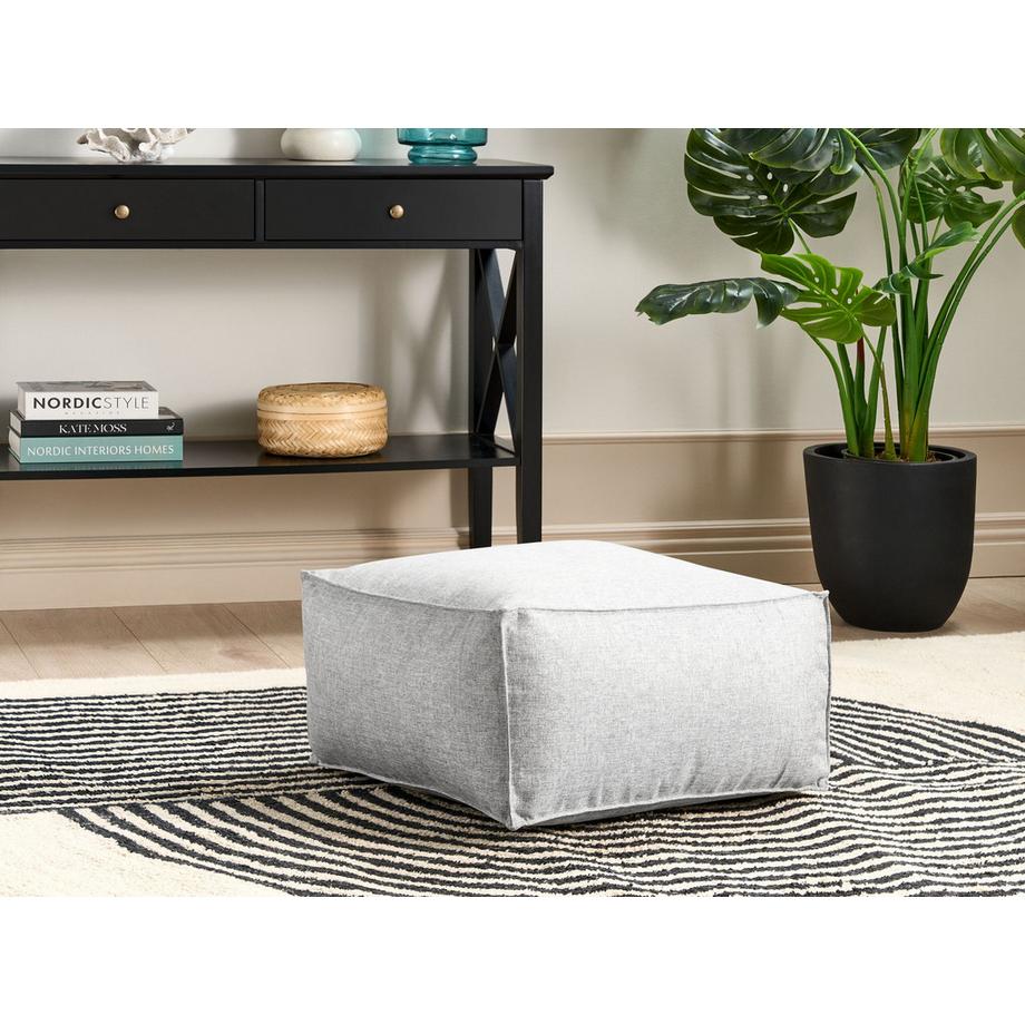 Beliani Pouf en Tissu Traditionnel MUKKI  