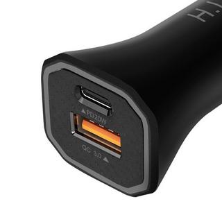 Avizar  Caricatore Auto USB-C e USB Nero 